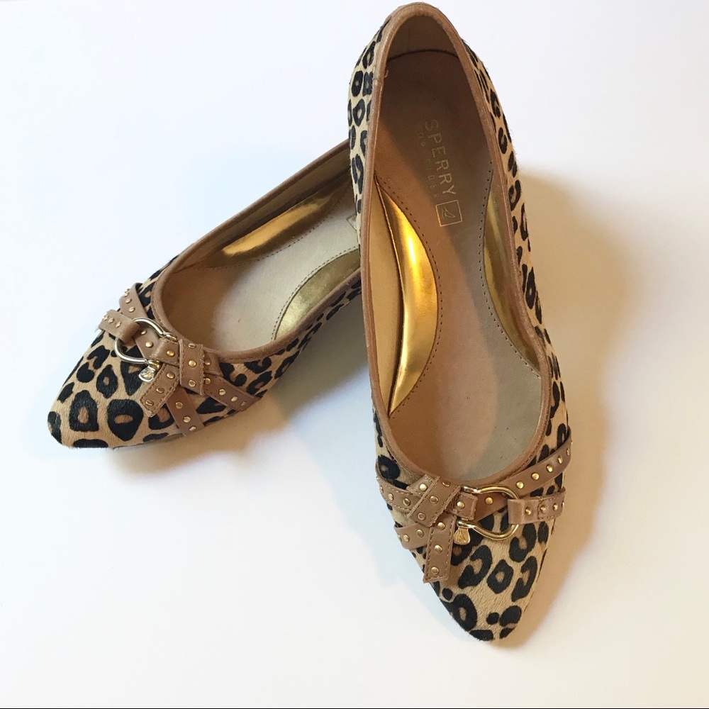 Sperry Top-Sider Leopard Print Flats
